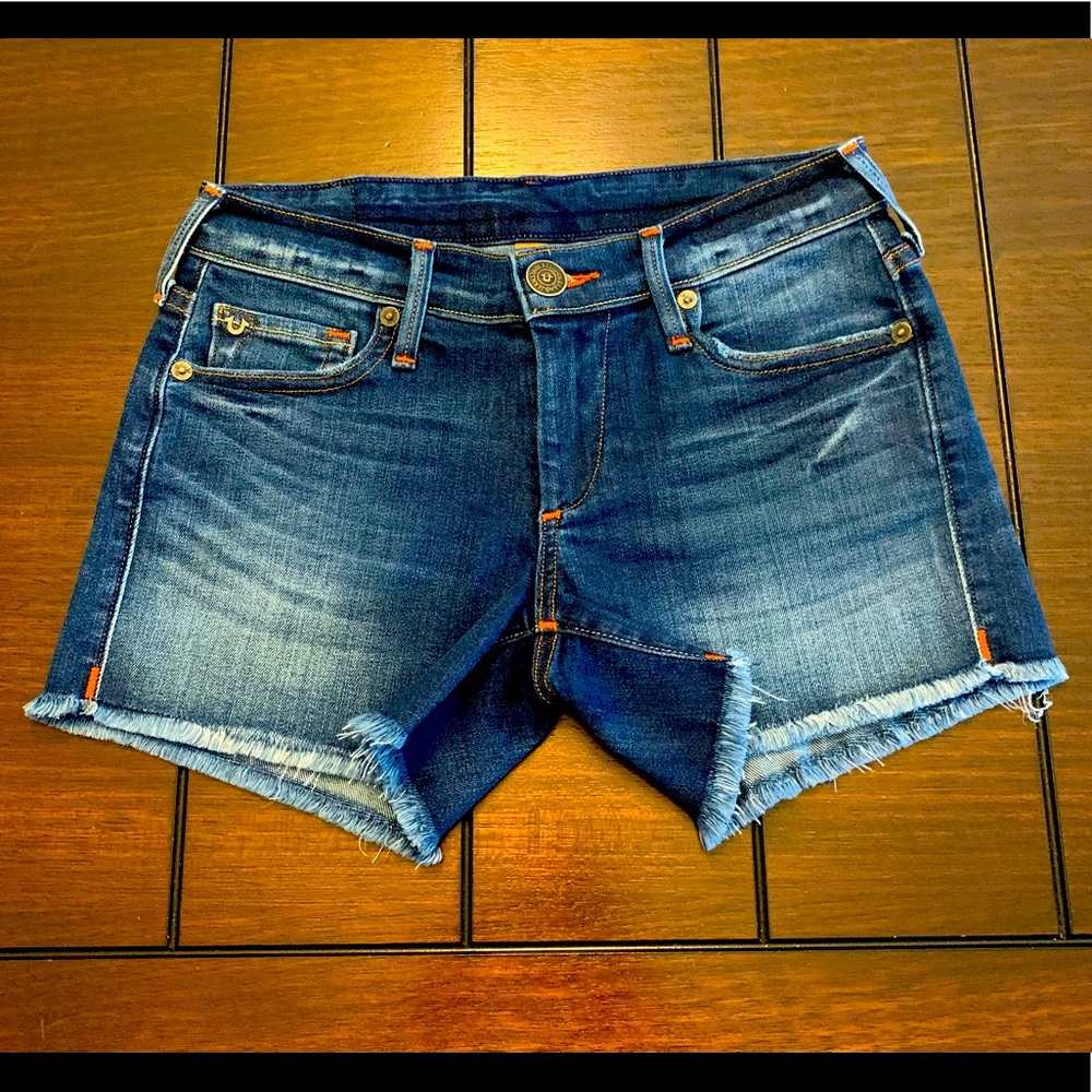True Religion denim shorts